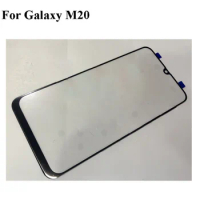 For Samsung Galaxy M20 Front LCD Glass Lens touchscreen For Samsung M20 M 20 Touch screen Outer Screen Glass without flex