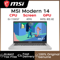 MSI Laptops MSI Modern 14 Intel Core I5-1155G7 16GB DDR4 RAM M.2 SSD 14" 180° Opening &amp; Closing PD Fast Charging Notebook PC
