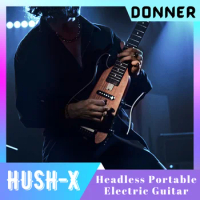 DONNER HUSH-X Professional Rock Beginner Headless Electric Guitar