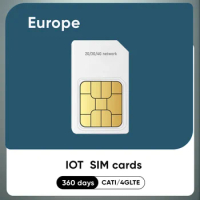 Europe4G GPS Tracker IOT SIM Card Roaming Data 1GBDevice M2M Collar 365 Days Service
