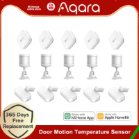 Aqara Window Door Sensor Human Body Motion Temperature Humidity Sensor Wireless Zigbee Smart Home Kits For Homekit Mi Home APP