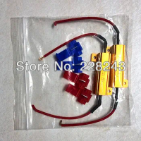 50Pairs/Lot 50W 8ohm or 6ohm LED resistor for car bulb, 50W LED Load Resistor