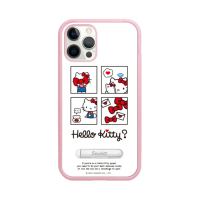 【apbs】三麗鷗 x iMOS iPhone 12 Pro Max / 12 Pro / 12 軍規防摔立架手機殼(哈囉凱蒂)