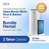 LEKA - AP8000 Super Air Purifier - HEPA13 UV-C Ion Negatif Bundle Hemat