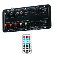 Microphone Karaoke Power Amplifier Board Professional Audio Mixer for Smart Amplifier Home Theater Speaker Desktop Computers