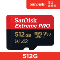 SanDisk Extreme PRO microSDXC UHS-1(V30) 512GB 記憶卡