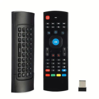2.4GHz MX3 Air Mouse Wireless Mini Keyboard Remote Control With Multimedia Keys For Android TV Box Smart TV PC Linux Windows