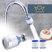 360° Lentur Filter Kran Faucet Filter Element Faucet Filter Tahan Percikan Bertekanan Sambungan Kran