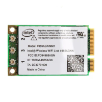 Mini PCI-E WiFi Card forIntel 4965AGN NM1 Laptop Wireless-N Network Card 300Mb Wlan half PCI-E 4965 Dropship