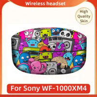 For Sony WF-1000XM4 Anti-Scratch Earphone Charging Box Sticker Coat Wrap Protective Film Body Protector Skin Cover 1000XM4