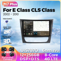 M7 Plus 7870 AI Voice Wireless CarPlay Android Auto Radio For Mercedes Benz W211 E300 2002 - 2010 4G Car BT Multimedia 2din DSP