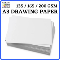 [20's30's40's]Kertas Lukisan A3 (135 165 200 gsm) 20 helai 30 helai 40 helai