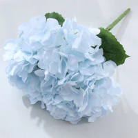58cm Artificial Flowers silk Hydrangea bouque for home Party Wedding living room Table decoration accessories