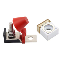 Bộ giá đỡ M8 và phích cắm cầu chì 300A 58V cho pin thuyền/ô tô/RV
