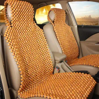 Summer Cool Wooden Beads Seat Massage Car Seat Cushion Chair Cover Car Auto Office Home Universal Summer Cool Wood Wooden