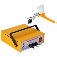 Electrostatic Powder Coating System PC03-5 3.3W Electric Spray Gun Painter 5cfm Powder Coating Gun Yellow Paint Tools 110/220V