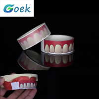Pelekat kedudukan gigi penuh alat pergigian Adsorbability dentur gigi palsu gigi individu dulang lilin Dike rongga mulut