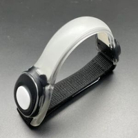 夜跑 LED 反光臂帶｜USB 充電安全警示燈｜戶外夜間高可見度手環｜平行進口