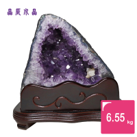 【晶辰水晶】5A級招財天然巴西紫晶洞 6.55kg(FA274)