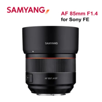 Samyang 85mm F1.4 FE Camera Lens Auto Focus DLSM AF Motor Full Frame APS-C Lente for Sony E Mount Camera A7R2/A7M3/A7R3/A7 II
