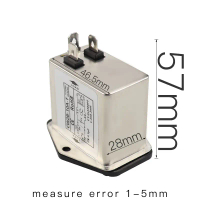 Módulo đầu vào IEC với ổ cắm điện AC kèm bộ lọc nhiễu (EMI) và cầu chì