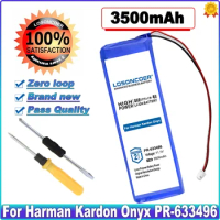 LOSONCOER 0 Cycle 100% New 3500mAh PR-633496 High Capacity Battery for Harman Kardon Onyx PR-633496
