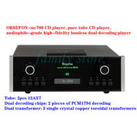 ORSEFON MC708 CD player, 12AX7 pure vacuum tube CD player, audiophile-grade high-fidelity lossless dual decoding player