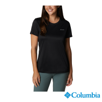 Columbia 哥倫比亞 女款-Columbia Hike 快排短袖上衣-黑色 UAR98050BK