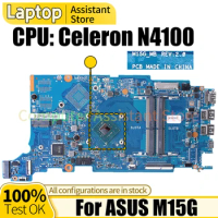 For ASUS M15G Laptop Mainboard REV：2.0 69N15LMB0A01 Celeron N4100 Notebook Motherboard