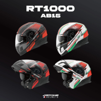 預購 ASTONE 官方直營-RT1000 AB15 全罩式安全帽(平光黑/紅 白/紅綠)