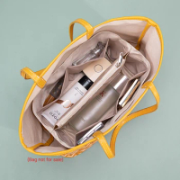 Satin Insert Organizer For Goyard GM PM Mini Womens Luxury Handbag Tote Travel Inner Purse,Cosmetic Liner Bags Shaper