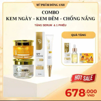 (Tặng Thẻ Cào + Serum Face) Kem Face Ngày Đông Trùng Hạ Thảo + Kem Face Đêm Sữa Ong Chúa + Kem Chống