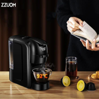 zzuom4in1&amp;5in1 Capsule Coffee Machine 19Bar Espresso Coffee Maker For Nespresso &amp; Dolce Gusto &amp; K-cup &amp; ESE Pod &amp; Coffee