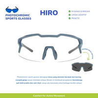 Zonakacamata - Hiro Sports Sunglasses | Kacamata Olahraga Minus | Ringan & Nyaman Pria/Wanita