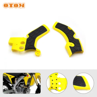 OTOM Motorcycle X-Grip Frame Guard Protector Cover For SUZUKI RMZ250 RMZ 250 2010-2018 Protection Plastic Shell Durable Grips