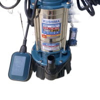 Bơm chìm Kushima 760w-1Hp có phao chống cạn - Công suất 760W - Thương hiệu Kushima