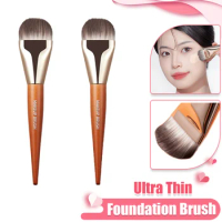 Ultra Thin Foundation Brush Lightweight and Thin Face Contour Brush Flat Contour Brush Blending Foundation Cream Makeup Brushes