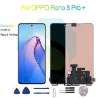 For OPPO Reno 8 Pro + LCD Display Screen 6.7" PFZM10,Reno 8 Pro Plus Touch Digitizer Assembly Replacement