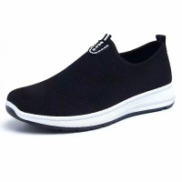 Leedoo Sepatu Slip on Sepatu Pria Sepatu Kasual Kantor MC601 - Hitam, 42 ORIGINAL!!!