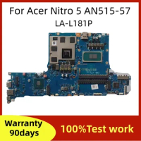 GH51G LA-L181P Motherboard NBQBU11006 For Acer Nitro 5 AN515-57 Laptop Motherboard with I5/I7 11TH CPU GTX1650 RTX3050 4GB GPU