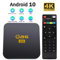 Q96 X3 smart tv box Android 10 Allwinner H313 UHD HDR10 4K 2.4G WiFi iptv Home Theater Set Top Box