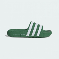 【adidas 愛迪達】拖鞋 男鞋 女鞋 運動 三葉草 ADILETTE 綠 IG9260