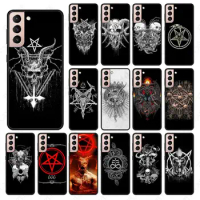 Pentagram 666 Demonic Satanic Phone Case For samsung galaxy S24 ULTRA S23PLUS S21 S20fe S20ULTRA S21Fe S22PLUS S23ULTRA Shell