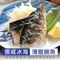【愛上海鮮】挪威美味鯖魚10片組(2片裝/115g±10%/片)