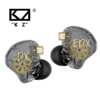 Original KZ EDX Lite IEM Monitor Headphones Hifi Heavy Bass Music In Ear Wired Earphones Sport Gaming Noise Cancelling Headsets