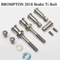 Bicycle bolt for Brompton 2018 2019 2020 2021 2022 Brake Titanium Bolt Titanium Alloy Full Set Screw