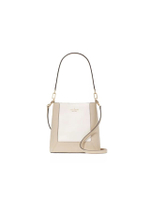 กระเป๋าถือ/กระเป๋าสะพายข้างรุ่น Lena Colorblock Bucket Bag ครีม