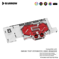 Barrow LRC2.0 full coverage GPU Water Block for ASUS TUF 3070 Aurora,5V ARGB GPU Cooler,BS-AST3070-PA2