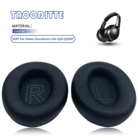 TROODITTE Replacement Earpad For Anker Soundcore Life Q20 Q20BT Headphones Memory Foam Ear Cushions Ear Muffs