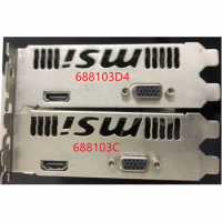 IO I/O Shield Back Plate Bracket Video Card Graphics Card Baffle For MSI GT1030 AERO ITX 2G 2GD4 OCV1 688103C 688103D4